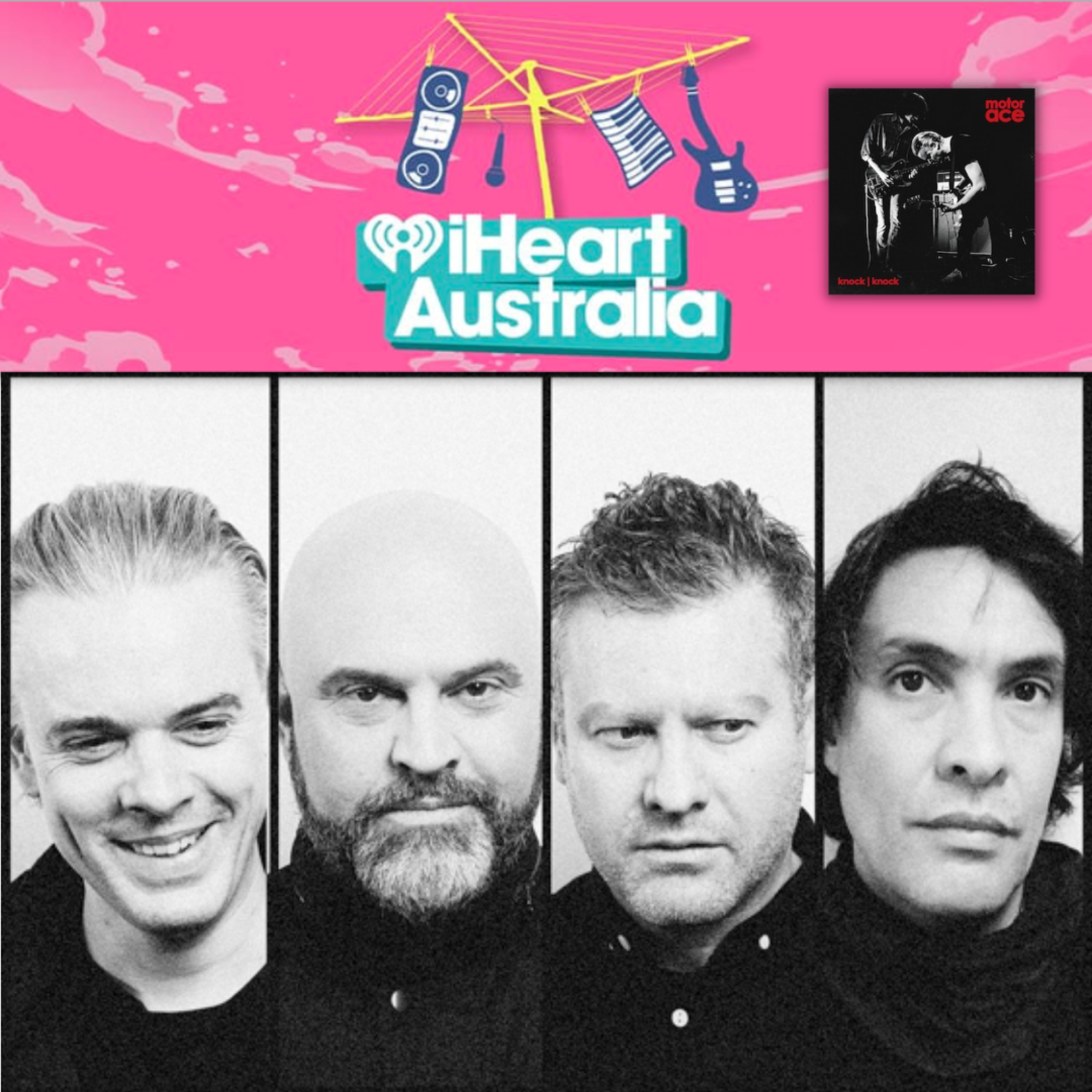 Motor Ace - 'Knock Knock' Added to iHeart Australia