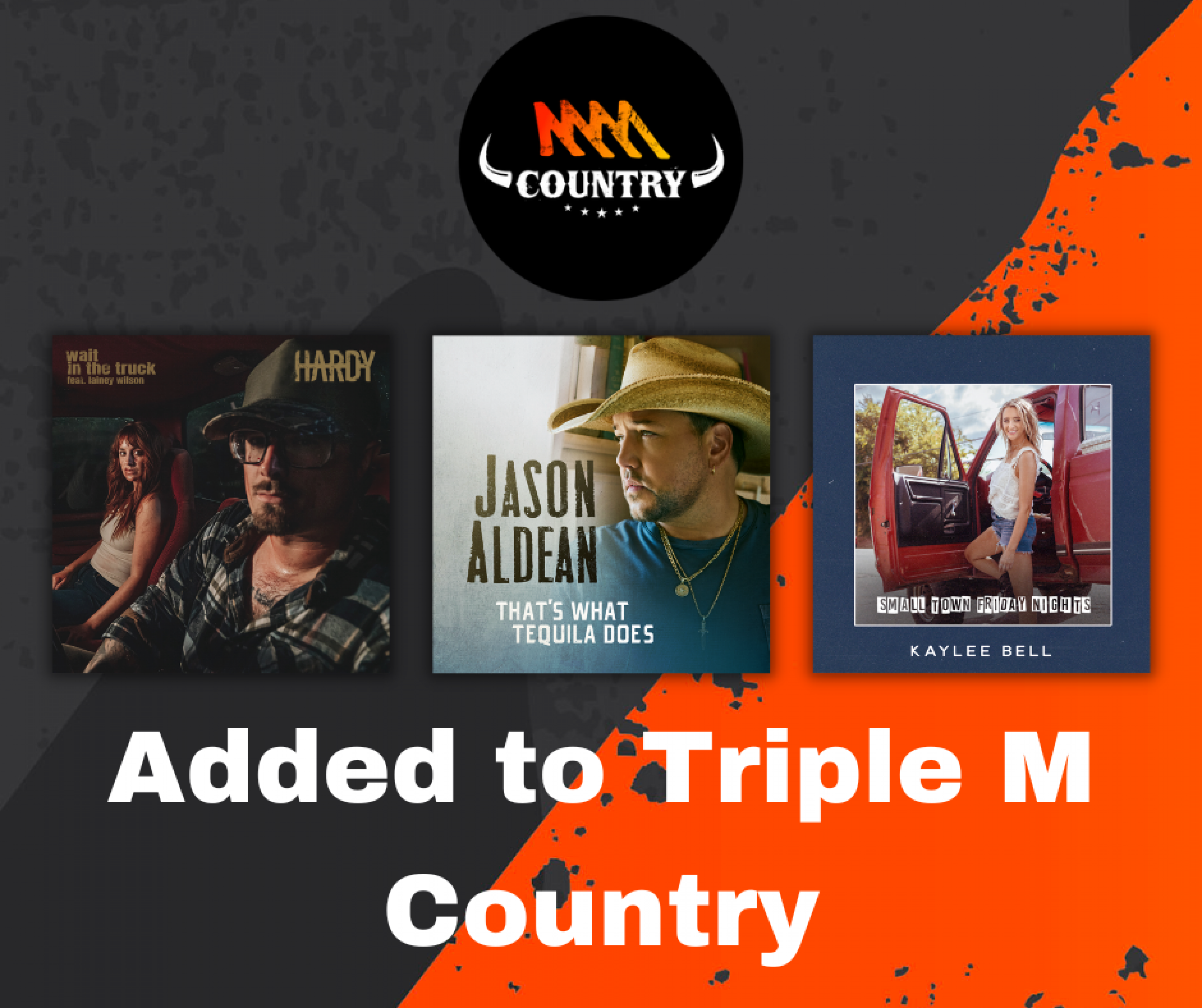 HARDY, Jason Aldean & Kaylee Bell Added to Triple M Country