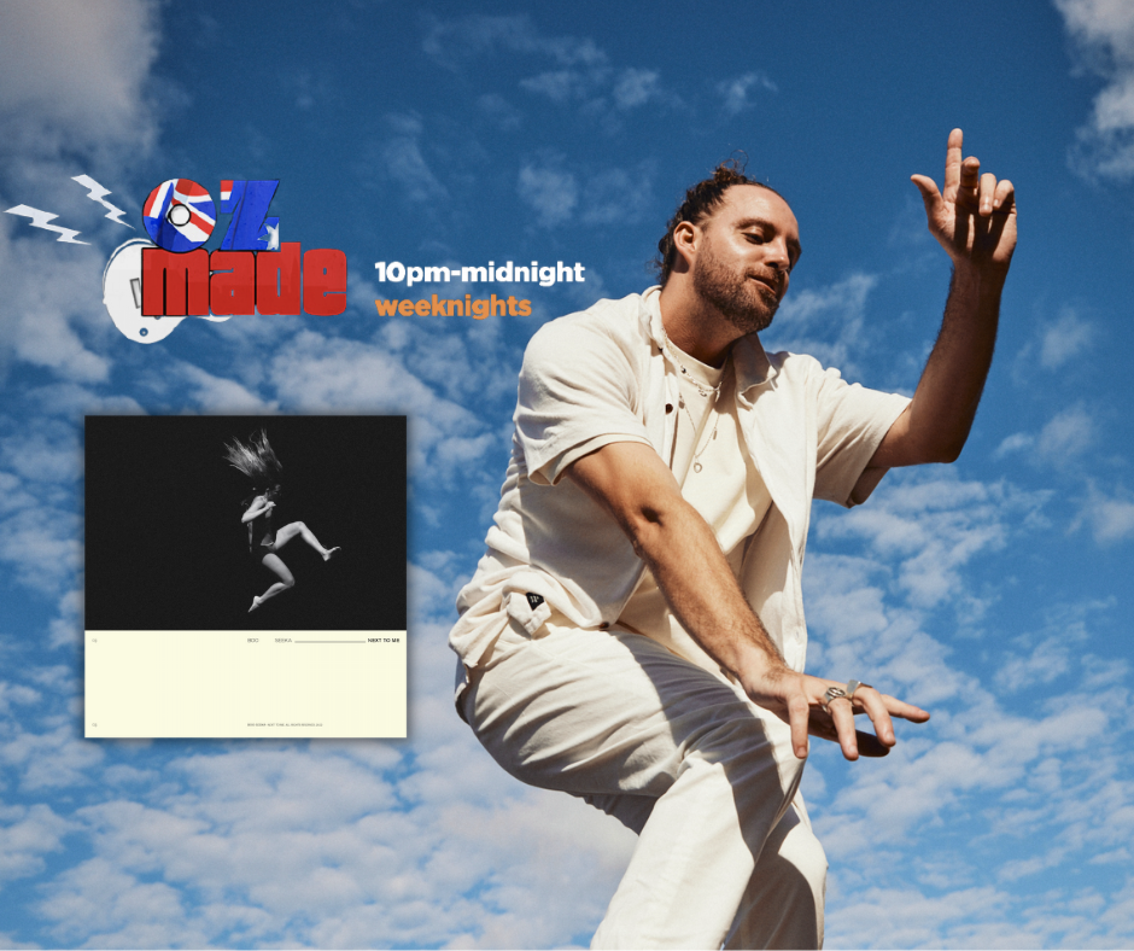 Boo Seeka - 'Next To Me' Added to Grant Broadcasters's 'OzMade' program