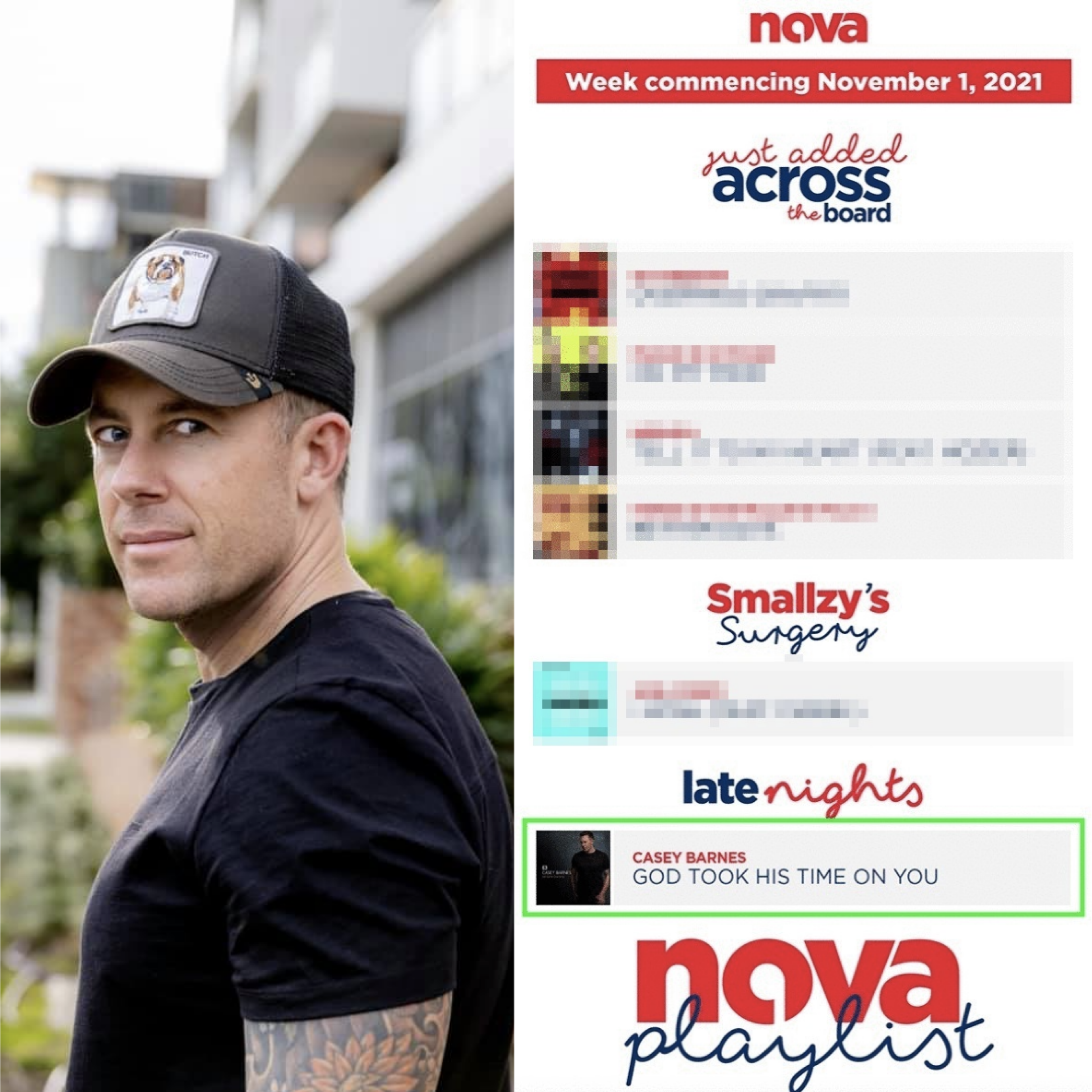 Casey Barnes 'GTHTOY' Added to NOVA 'Late Nights