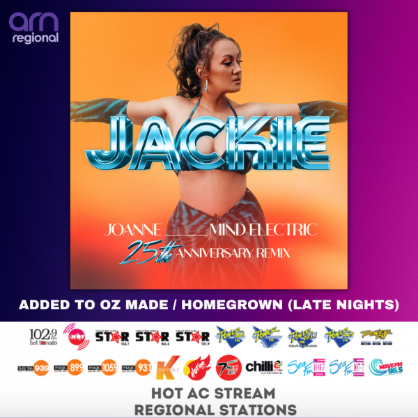 Joanne - "Jackie (Mind Electric Remix)" Added to 