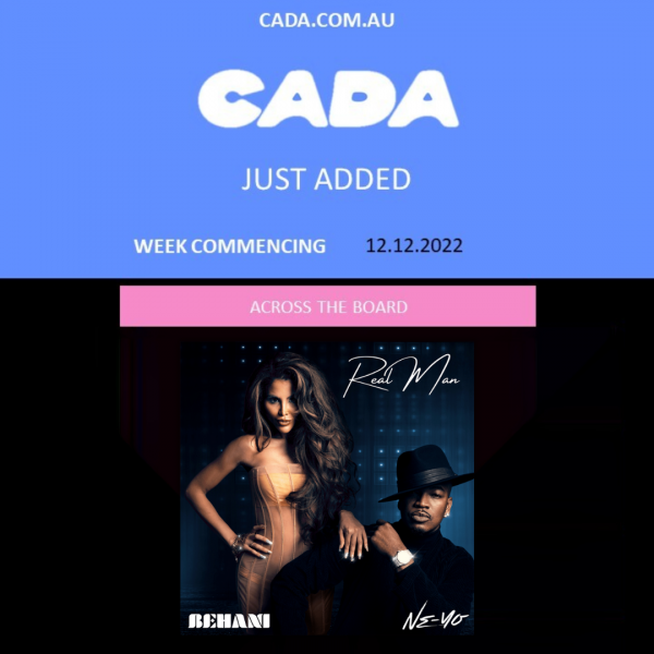 Behani & Ne-Yo - "Real Man" added to ATB to CADA