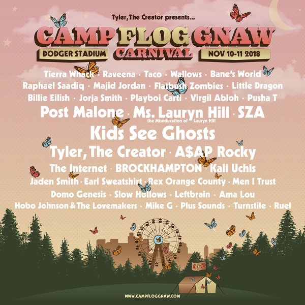 Ruel invited to play Tyler The Creator’s Camp Flog Gnaw.