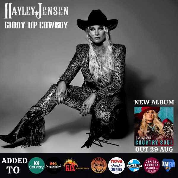 Hayley Jensen Returns in Full Force with Anthemic New Single "Giddy Up Cowboy" and Upcoming Album ‘Country Soul’