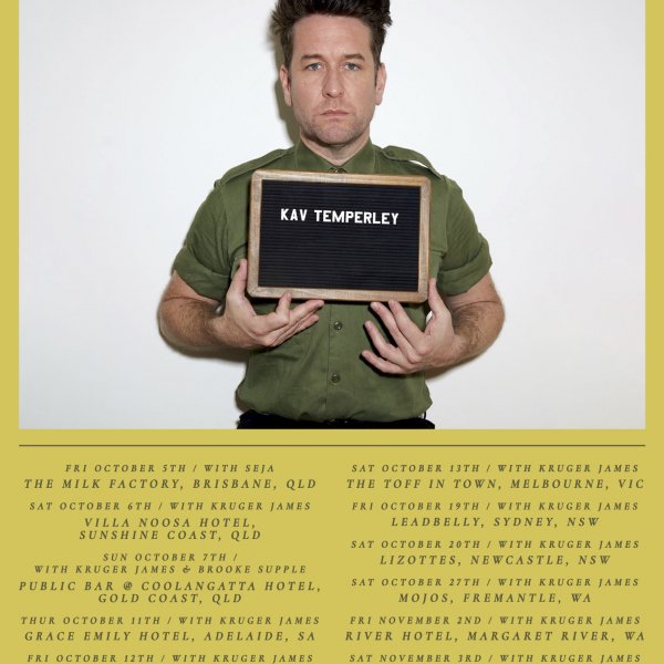 Kav Temperley from Eskimo Joe launches his new solo album and performs for the Herald Sun