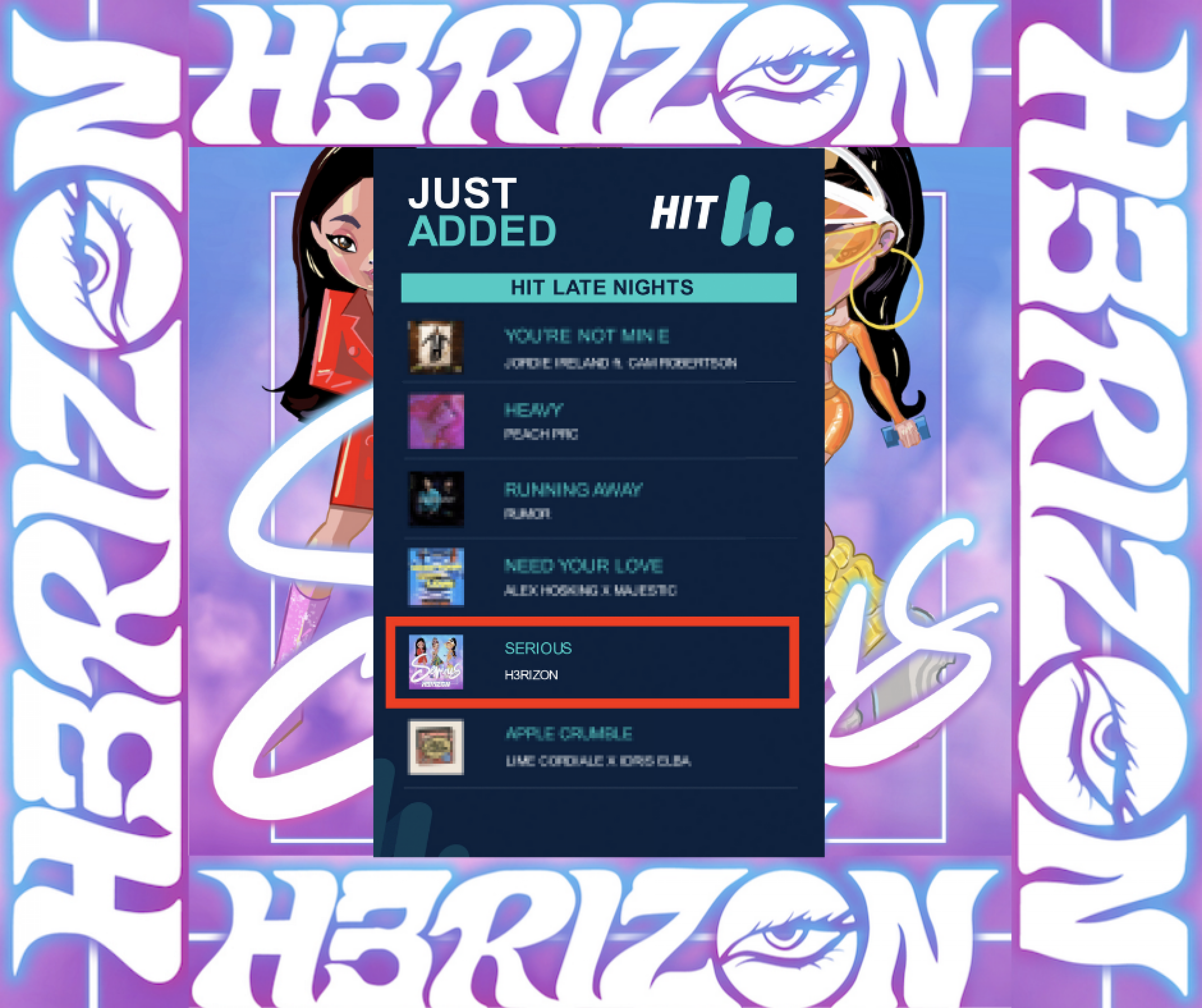 H3rizon - 'Serious' Added to 'Late Nights' on HIT Network